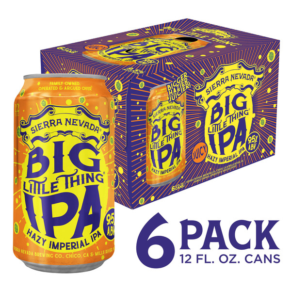 Sierra Nevada Big Little Thing Hazy Imperial IPA Craft Beer 6 Pack