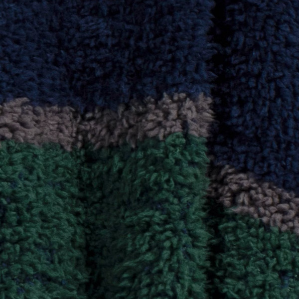 Enlarge Alternative view of Room Essentials Cozy Woven Stripe Throw Blanket - Navy, Green & Ivory (opens in a new tab)