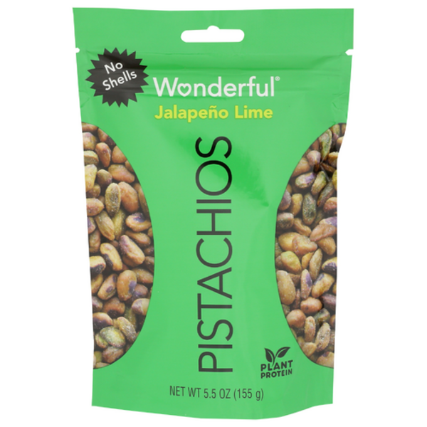 Wonderful No Shells Jalapeno Lime Pistachios Same-Day Delivery or