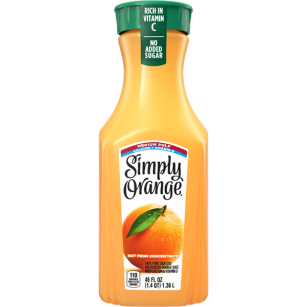Simply Calcium Vitamin D Medium Pulp Orange Juice