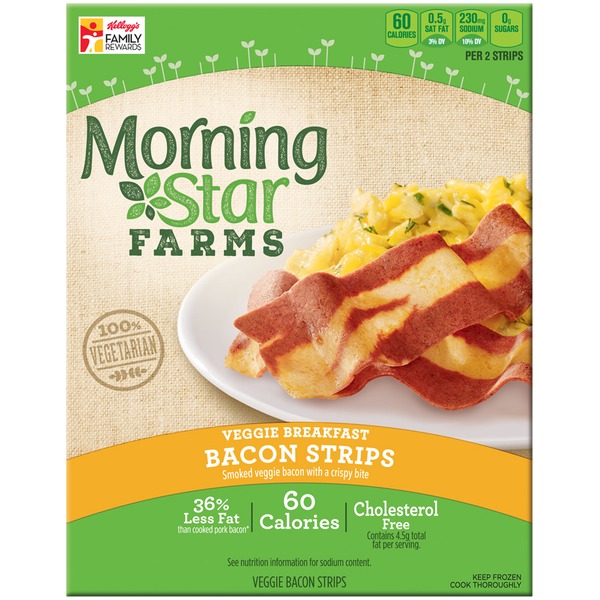 Morning Star Farms Veggie Breakfast Bacon Strips from Ralphs Instacart