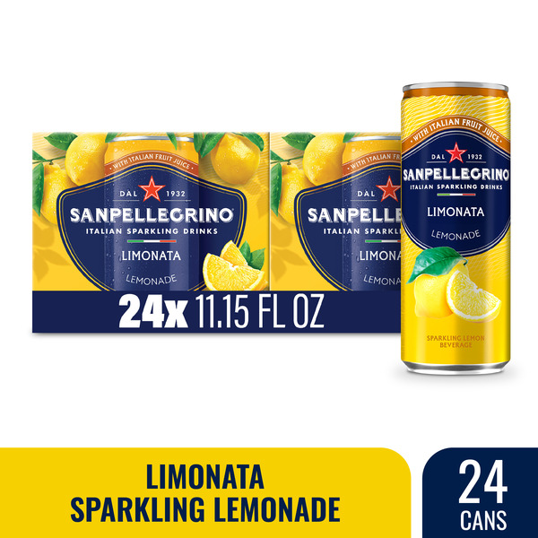 San Pellegrino Italian Sparkling Drink Limonata