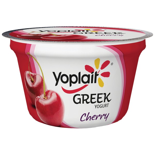 Yoplait Greek Blended Cherry Fat Free Yogurt (5.3 oz) Instacart