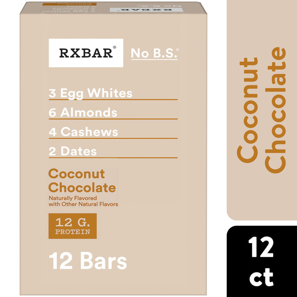 RXBAR Coconut Chocolate Protein Bars, Protein Snack