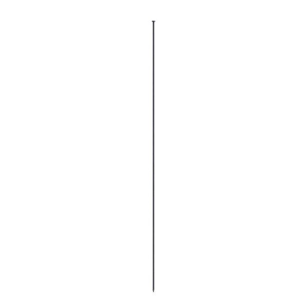 YARDLINK Multi-Purpose 4-1/2-ft H x 1-1/2-in W Black Steel No Dig Universal Fence Post