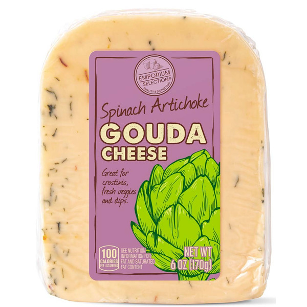 Emporium Selection Spinach Artichoke Gouda Cheese