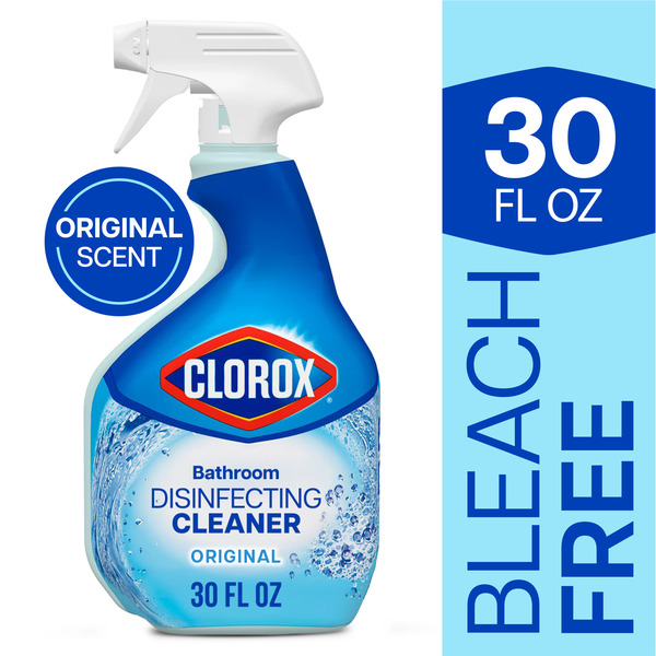 Clorox 30 Oz. Bleach Free Disinfecting Bathroom Cleaner Spray