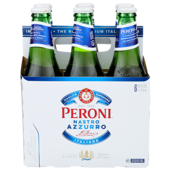 Peroni Nastro Azzurro 6 Pack Bottles