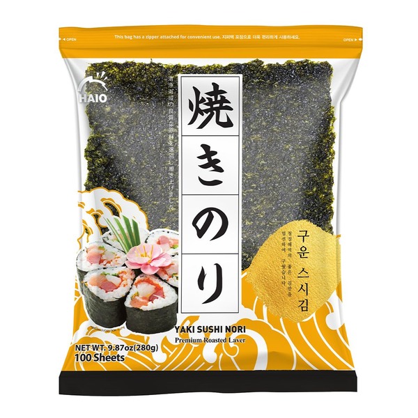 Haioreum Yaki Sushi Nori Roasted Seaweed Sheets Same-Day Delivery
