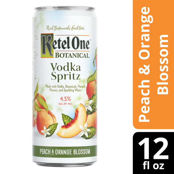 Ketel One Botanical Vodka Spritz Peach & Orange Blossom Same-Day