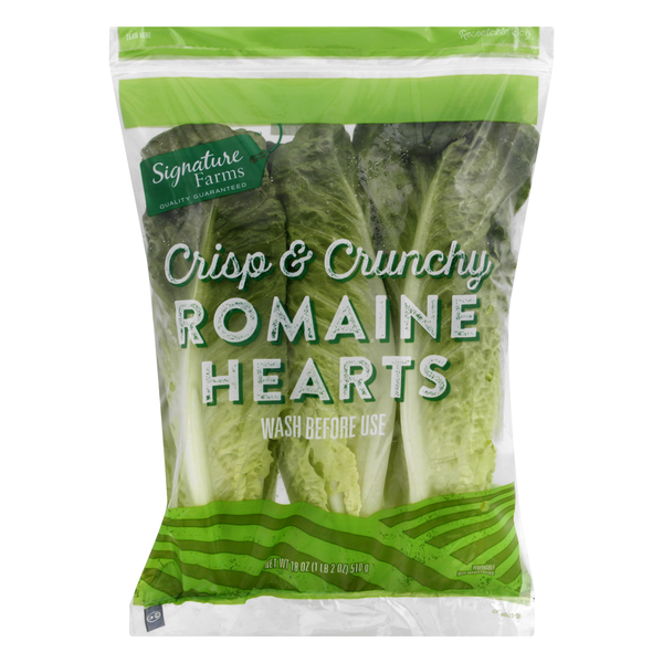 Signature Farms Romaine Hearts, Crisp & Crunch