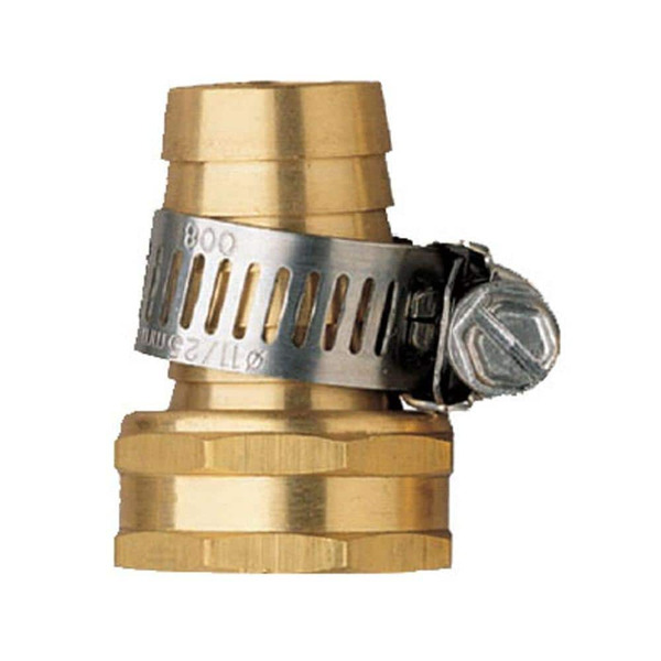 Orbit 5/8 In. Metal Female Hose-coupling Repair Mender With Stainless Steel Clamp Hose And Sprinkler Repair