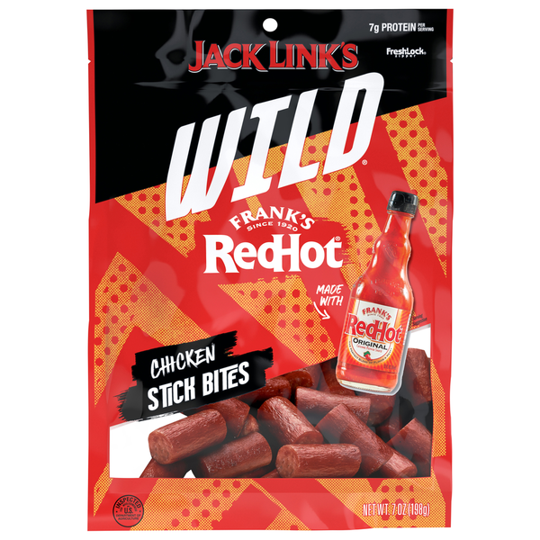 Jack Link's Frank's RedHot Chicken Stick Bites Same-Day Delivery