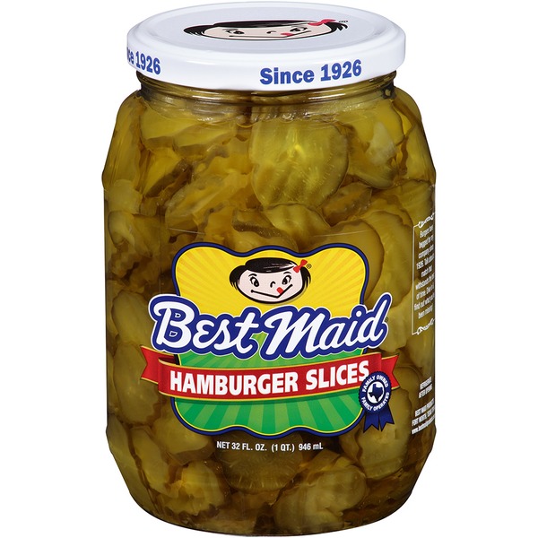 Best Maid Dill Hamburger Slices Pickles (32 fl oz) Instacart