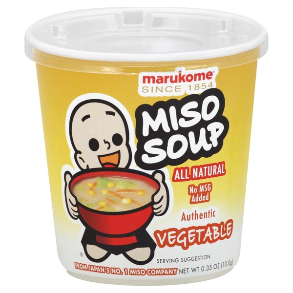 Marukome Miso Soup, Vegetable (0.35 oz) Instacart