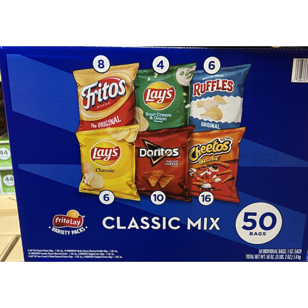 Frito Lay - Classic Mix - 50 Ct