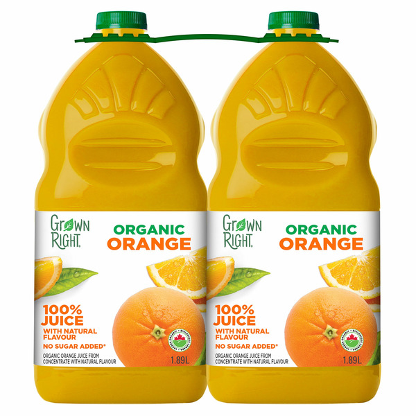 Grown Right Organic Orange Juice