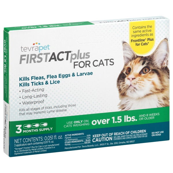 TevraPet Flea & Ticks Prevention, for Cats Same-Day Delivery or Pickup ...