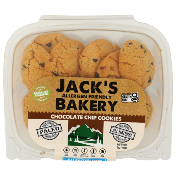 Jack's Allergen Friendly Bakery Chocolate Chip Paleo Cookies Same