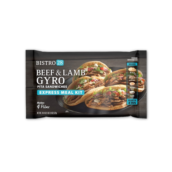 Bistro 28 Beef & Lamb Gyro Express Meal Kit Same-Day Delivery or Pickup ...