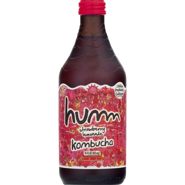 Humm Kombucha, Strawberry Lemonade (14 oz) from Sprouts Farmers Market Instacart