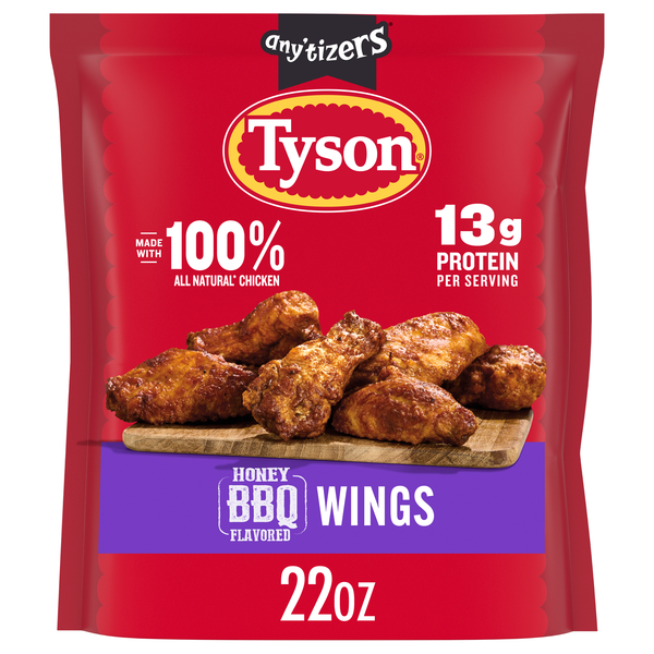 Tyson Any’tizers BBQ Flavored Wings Frozen