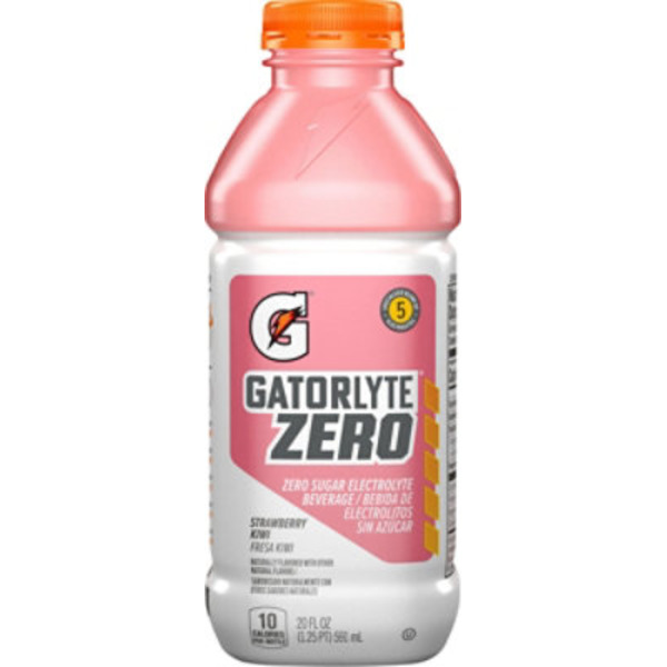 Gatorade Zero Sugar Electrolyte Beverage Strawberry Kiwi 20 Fl Oz