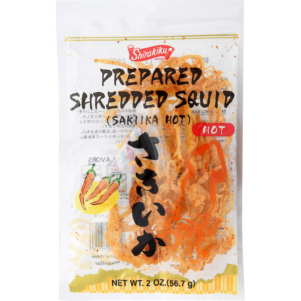 Shirakiku Squid, Hot, Shredded