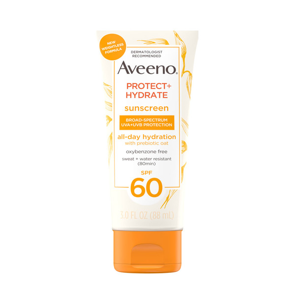 Aveeno Protect + Hydrate Body Sunscreen Lotion With SPF 60 - 3 fl oz