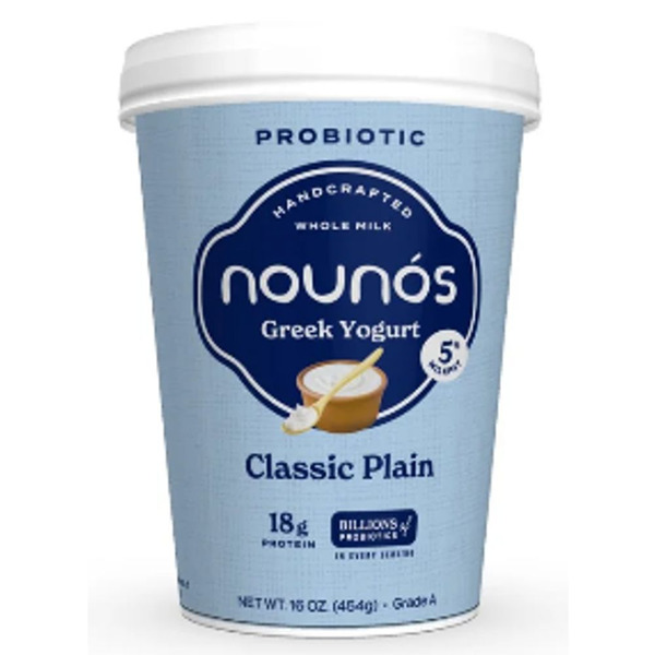 Nounós Greek Yogurt, Multi-Serve, Classic Plain