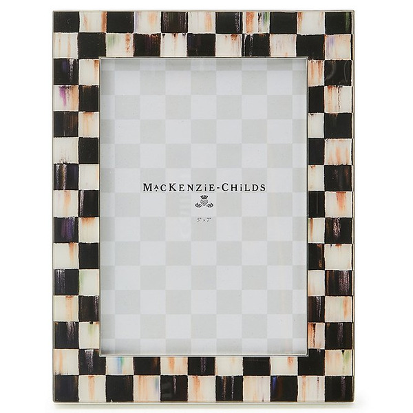 Mac Kenzie-Childs Check Silver Plated Frame