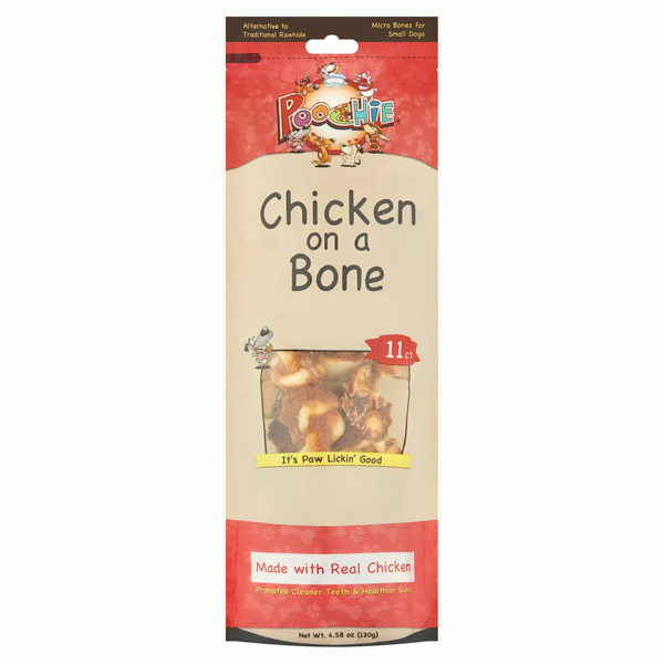 Poochie Pets Chicken On A Bone Dog Treats Same-Day Delivery or