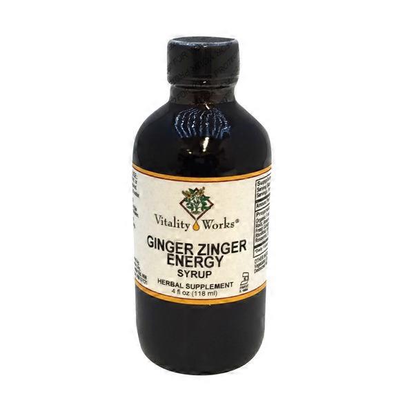 Vitality Works Ginger Zinger Energy Syrup (4 fl oz) Instacart
