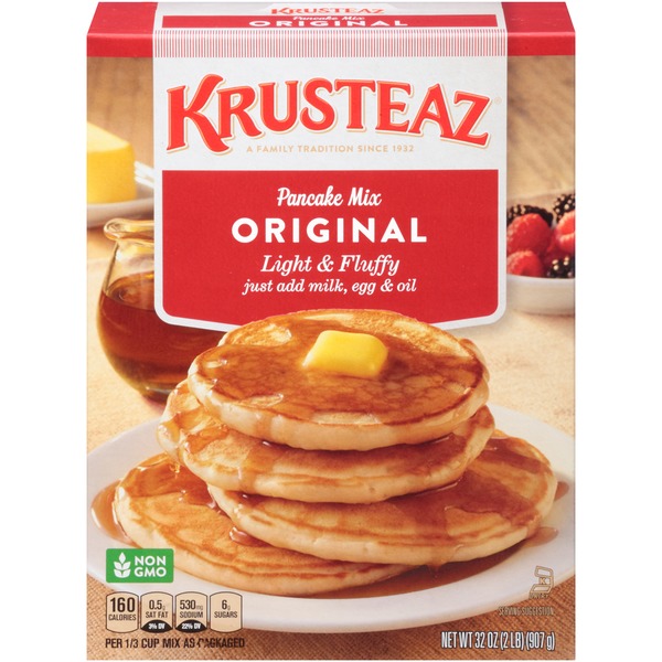 bisquick pancake serving size