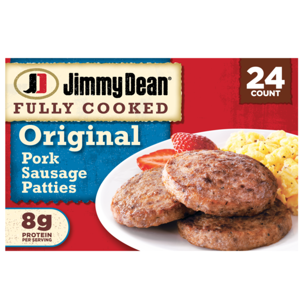 Jimmy Dean Fully Cooked Original Pork Breakfast Sausage Patties