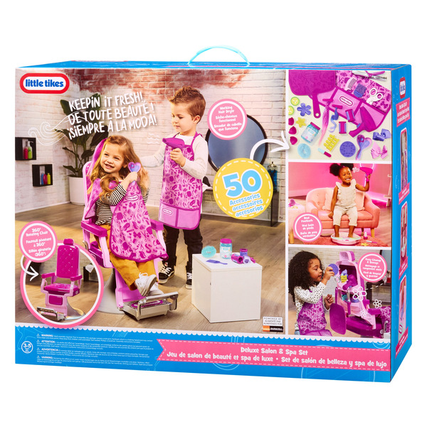 Little Tikes Kids' Deluxe Hair Salon & Spa Set