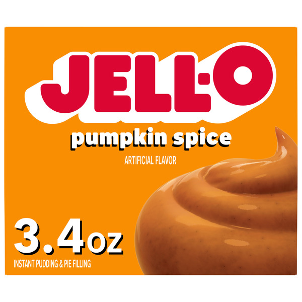 Jell-O Pumpkin Spice Instant Pudding & Pie Filling Mix Same-Day