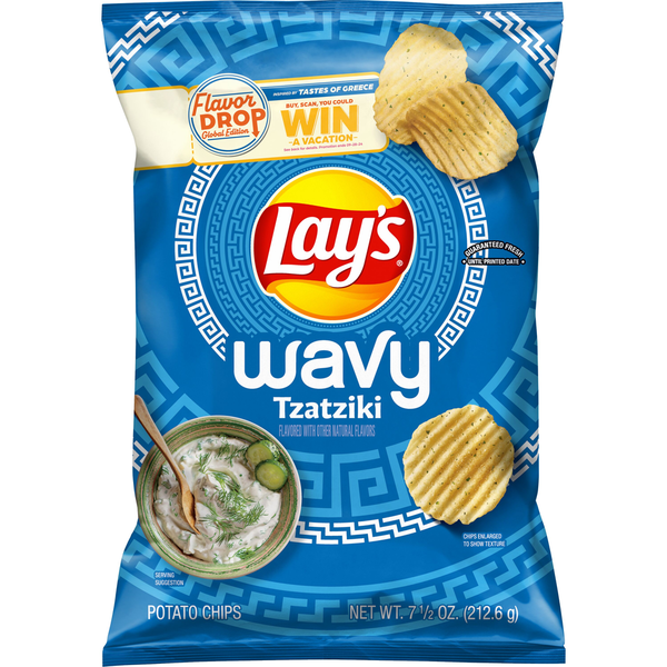PLACEBO Lazy potato（フィン リーシュ付）　千葉point渡し Lay's Wavy Potato Chips Tzatziki Same-Day Delivery or Pickup | Publix