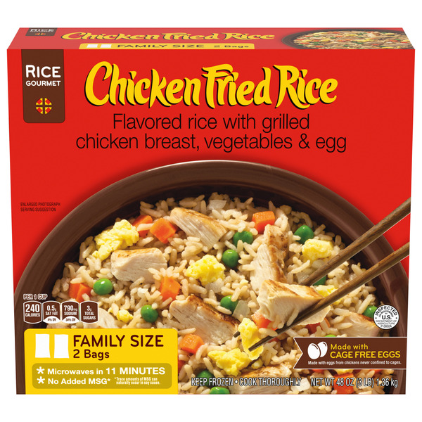 Fiesta Mart RICE GOURMET Chicken Fried Rice Family Size Frozen