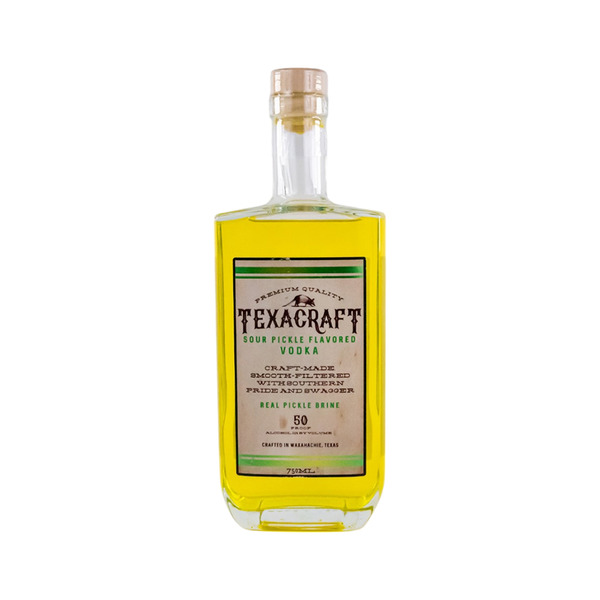 Texacraft Sour Pickle Flavored Vodka Same-Day Delivery or Pickup
