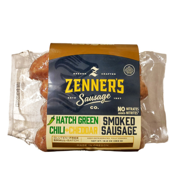 Zenner's Sausage Co. Hatch Chile Cheddar Smoked Sausage Same-Day