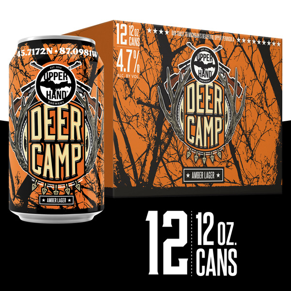 Upper Hand Deer Camp Amber Lager Same-Day Delivery or Pickup