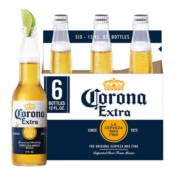 Corona Extra Mexican Lager Import Beer Bottles Same-Day Delivery