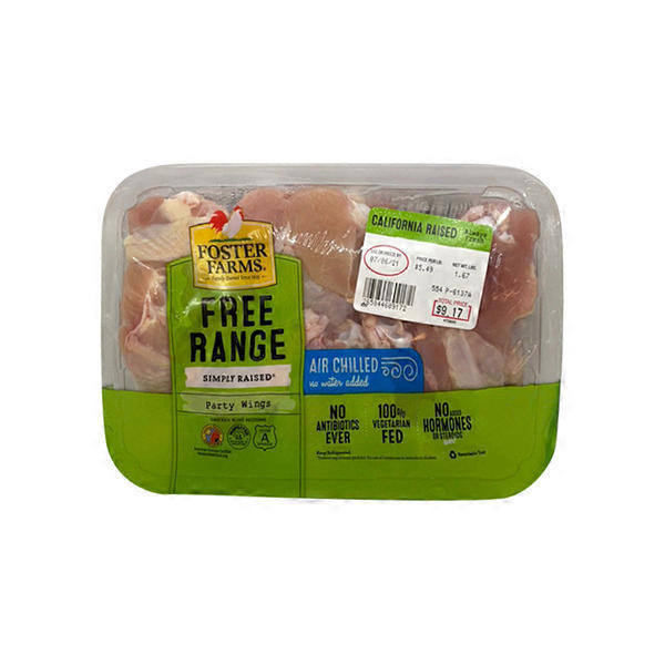 Foster Farms Free Range Party Chicken Wings