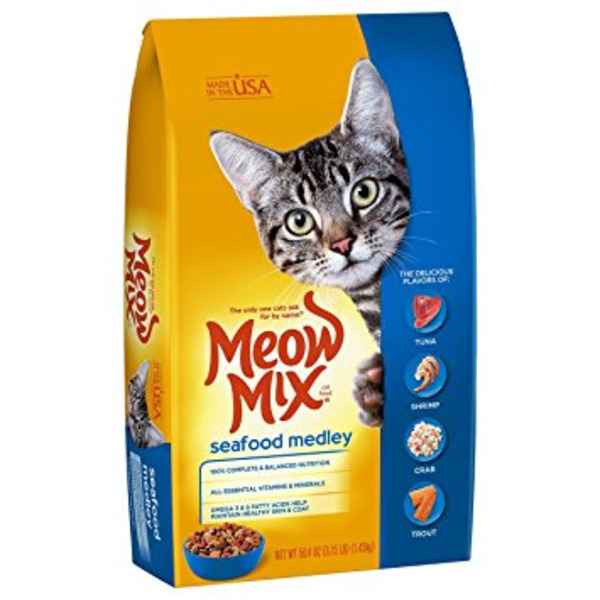 Meow Mix - Seafood Medley Dry Cat Food - 3.15 lbs