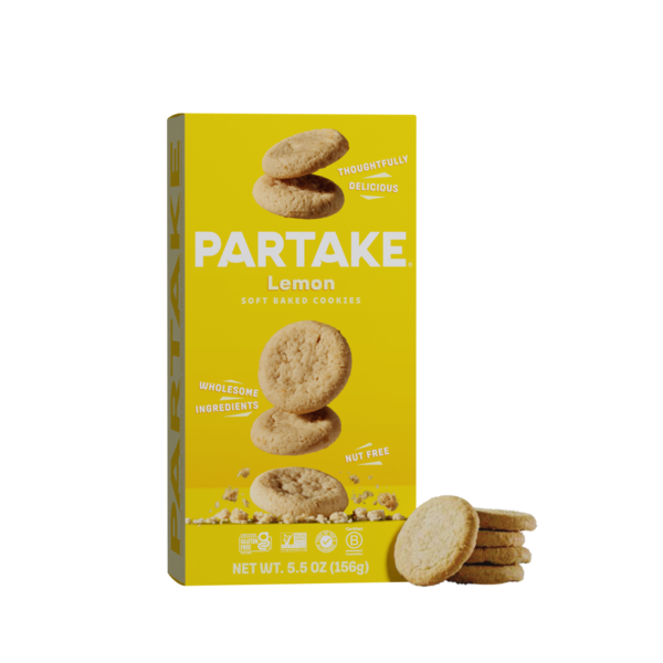 Partake Soft Baked Lemon Cookies Same-Day Delivery or Pickup