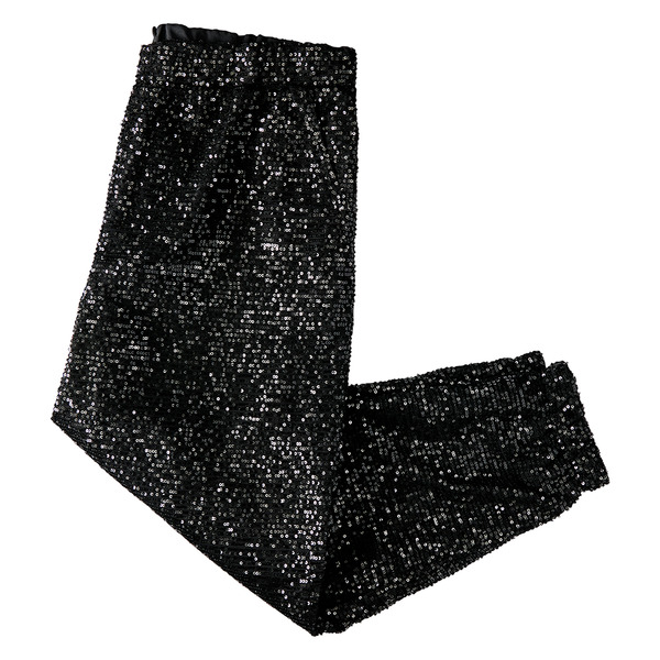 ALDI Serra Ladies Sequin Pull on Pants Black SameDay Delivery or