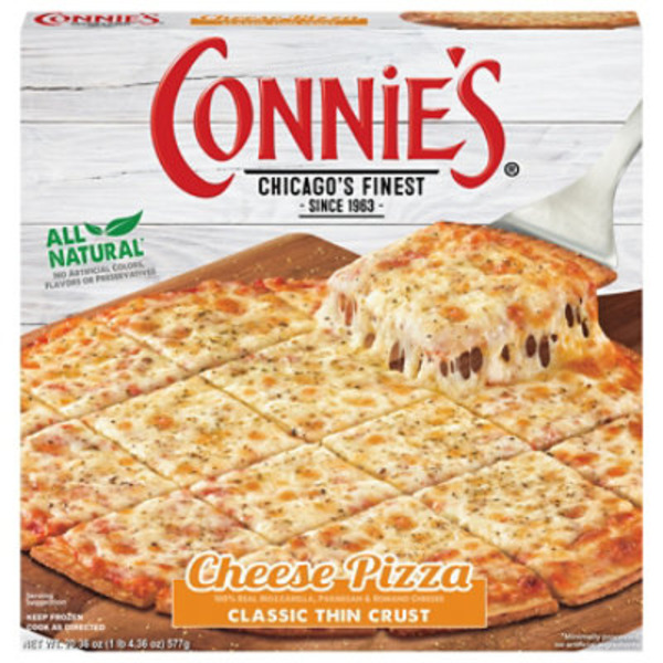 Connie's Pizza Pizza, Classic Thin Crust, Cheese