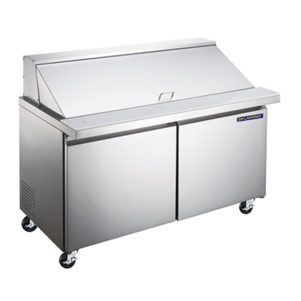Sir Lawrence 47" 2 Door Mega Top Refrigerated Sandwich Prep Table