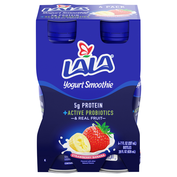 LALA Strawberry Banana Yogurt Smoothie
